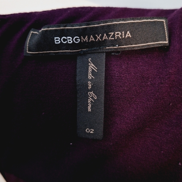 🅱️🅾️G🅾️ BCBG purple ruffles sleeveless dress - Picture 9 of 10